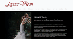 Desktop Screenshot of leonorvison.com